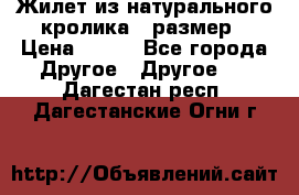 Жилет из натурального кролика,44размер › Цена ­ 500 - Все города Другое » Другое   . Дагестан респ.,Дагестанские Огни г.